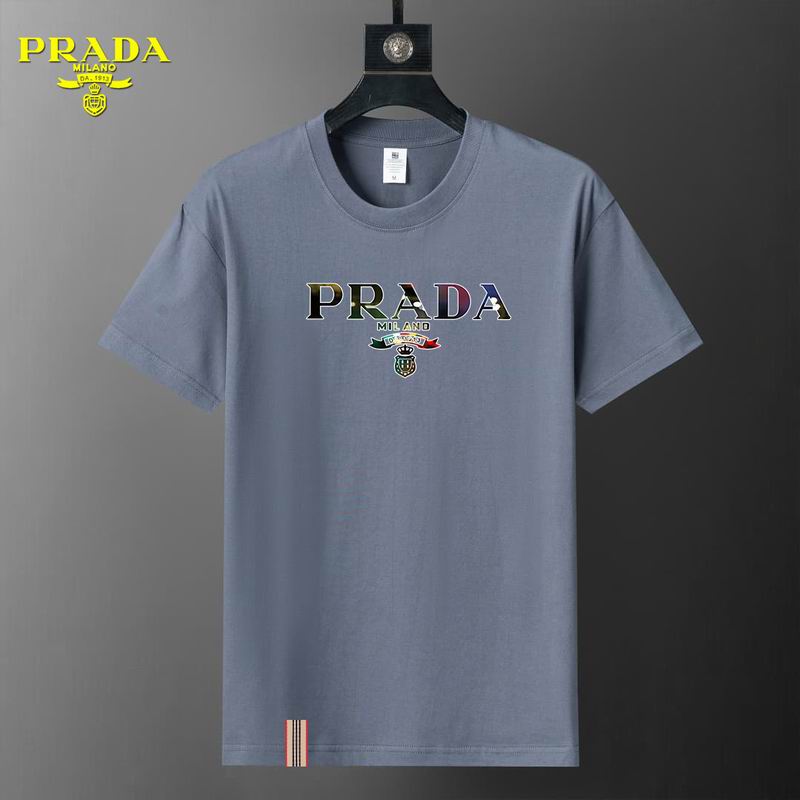 Wholesale High-quality Men's P.rada Short Sleeve Replica Designer T-Shirts for sale