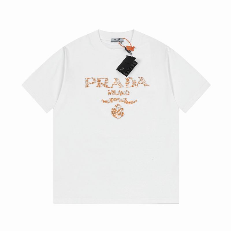 Wholesale High-quality Men's P.rada Short Sleeve Replica Designer T-Shirts for sale