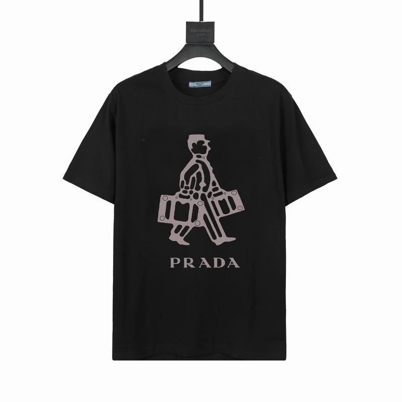 Wholesale High-quality Men's P.rada Short Sleeve Replica Designer T-Shirts for sale