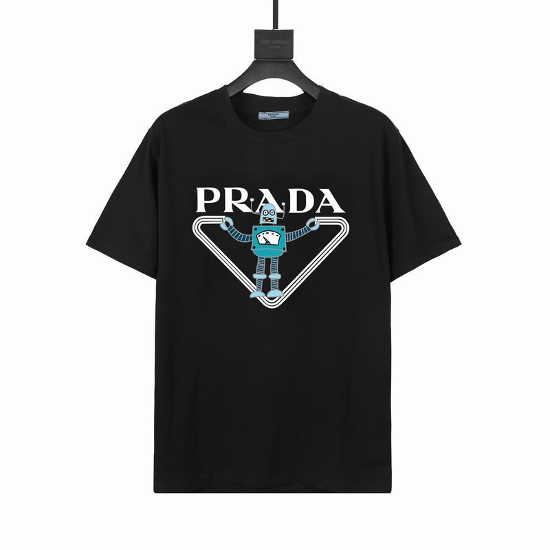Wholesale High-quality Men's P.rada Short Sleeve Replica Designer T-Shirts for sale