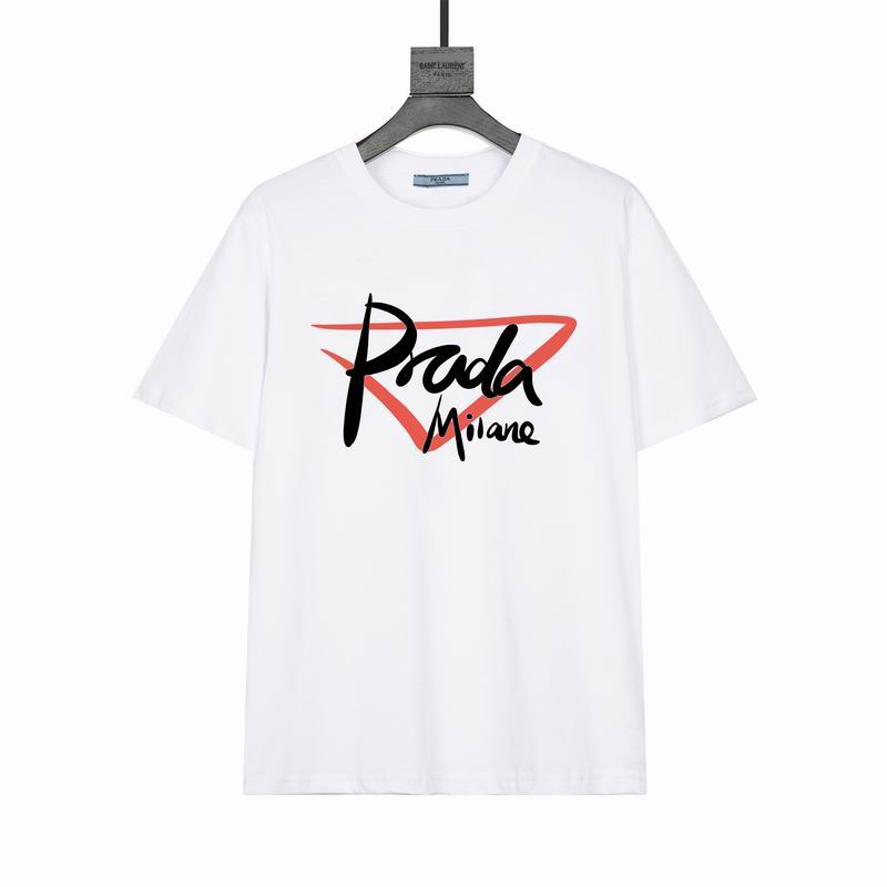 Wholesale High-quality Men's P.rada Short Sleeve Replica Designer T-Shirts for sale