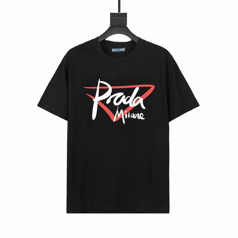 Wholesale High-quality Men's P.rada Short Sleeve Replica Designer T-Shirts for sale