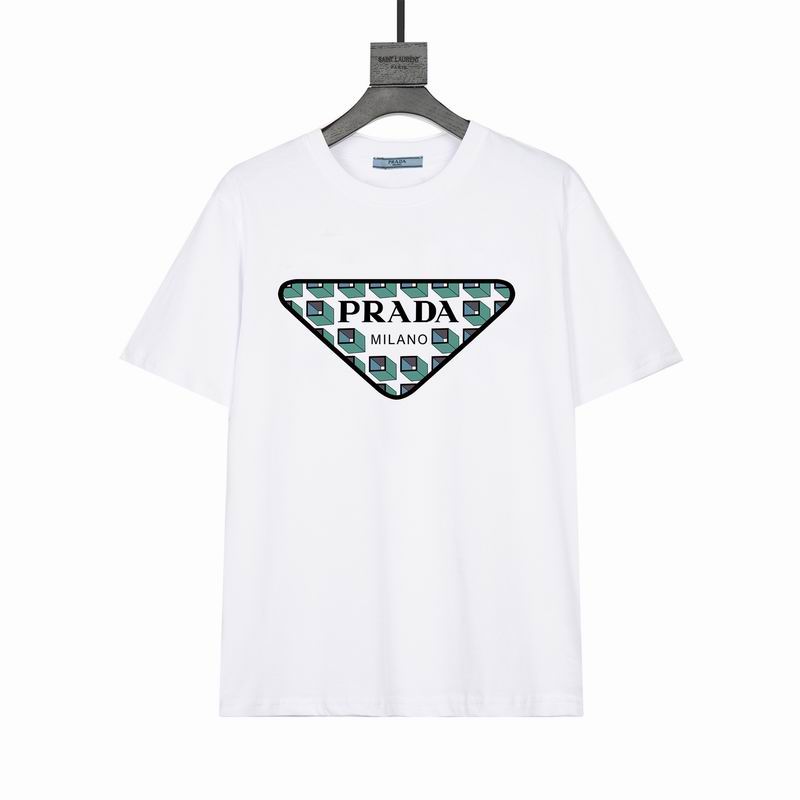 Wholesale High-quality Men's P.rada Short Sleeve Replica Designer T-Shirts for sale