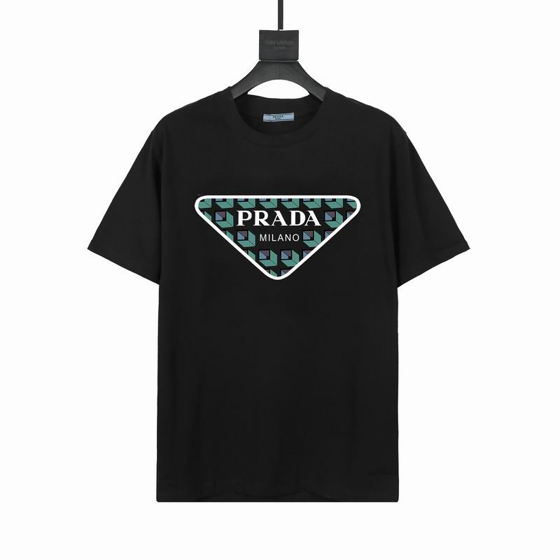 Wholesale High-quality Men's P.rada Short Sleeve Replica Designer T-Shirts for sale