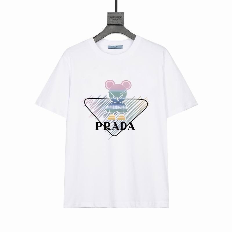 Wholesale High-quality Men's P.rada Short Sleeve Replica Designer T-Shirts for sale