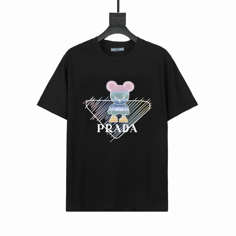 Wholesale High-quality Men's P.rada Short Sleeve Replica Designer T-Shirts for sale