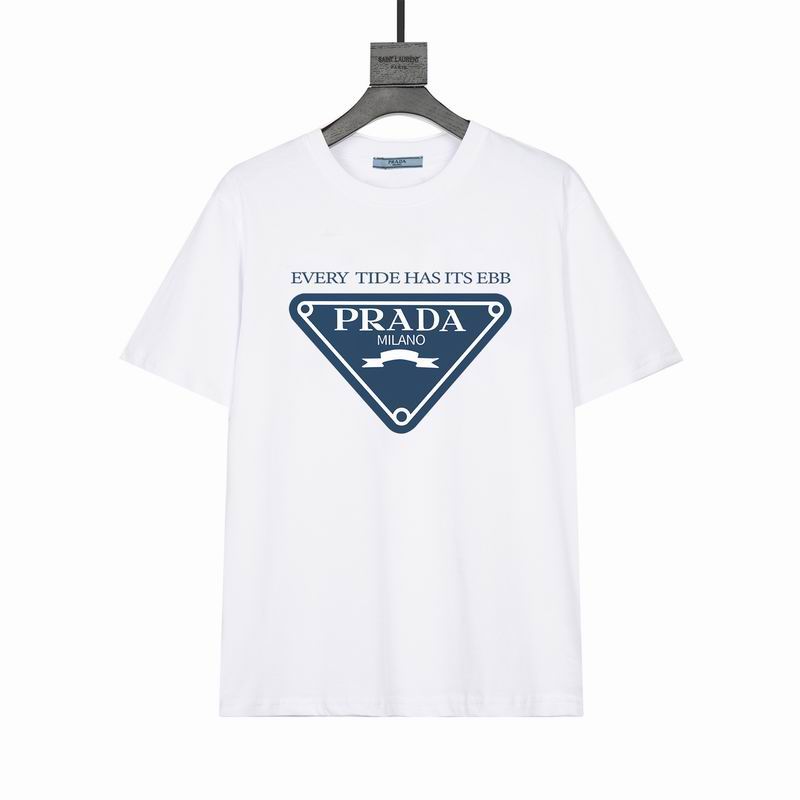 Wholesale High-quality Men's P.rada Short Sleeve Replica Designer T-Shirts for sale