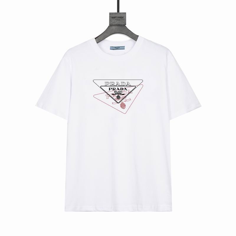 Wholesale High-quality Men's P.rada Short Sleeve Replica Designer T-Shirts for sale