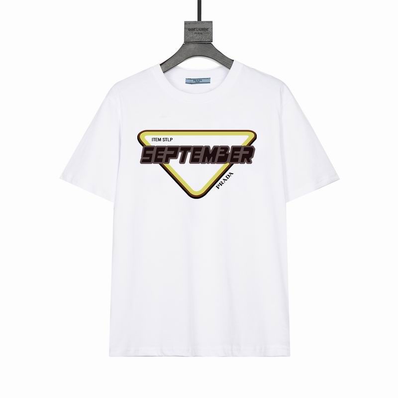Wholesale High-quality Men's P.rada Short Sleeve Replica Designer T-Shirts for sale