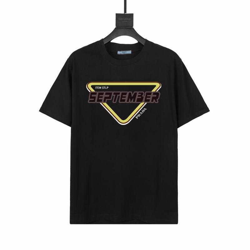 Wholesale High-quality Men's P.rada Short Sleeve Replica Designer T-Shirts for sale