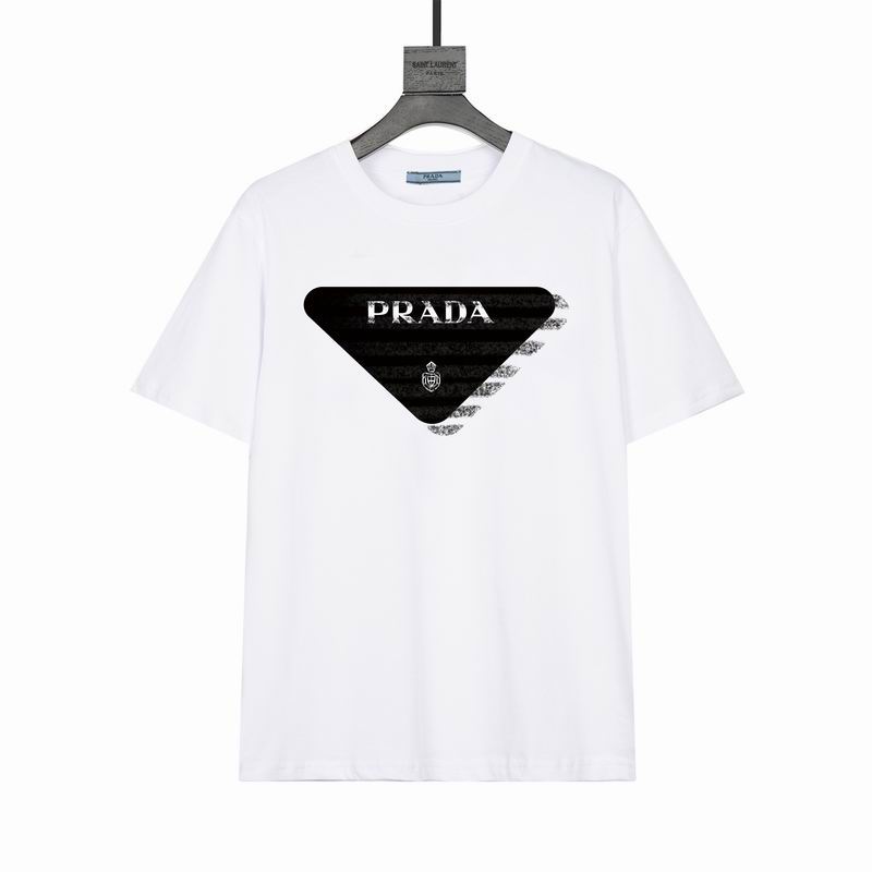 Wholesale High-quality Men's P.rada Short Sleeve Replica Designer T-Shirts for sale
