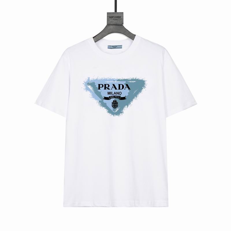 Wholesale High-quality Men's P.rada Short Sleeve Replica Designer T-Shirts for sale