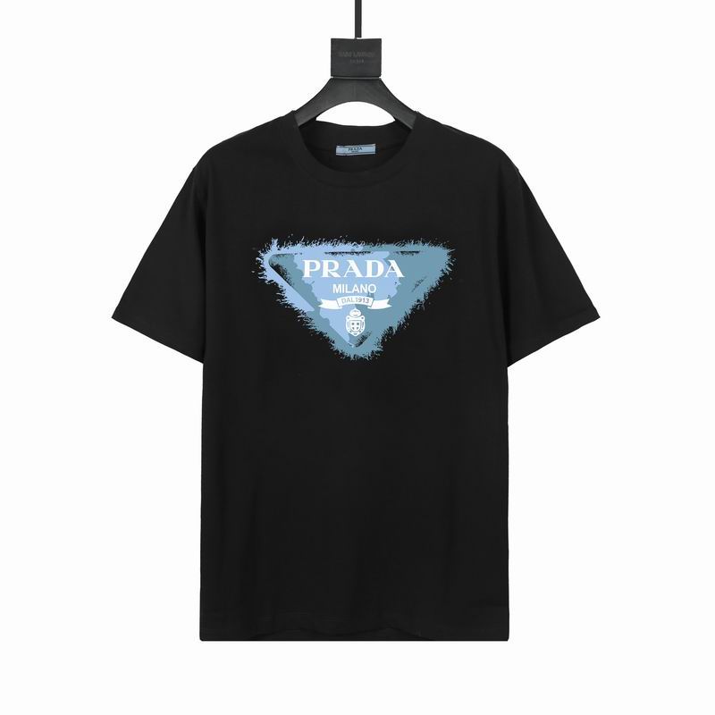 Wholesale High-quality Men's P.rada Short Sleeve Replica Designer T-Shirts for sale