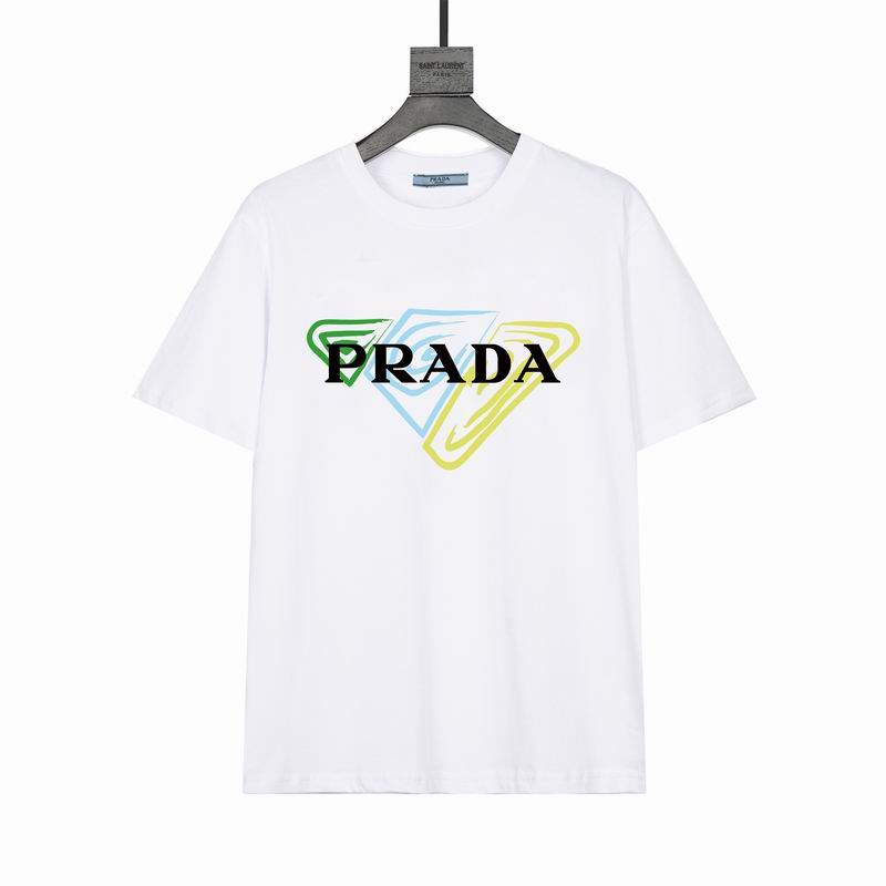 Wholesale High-quality Men's P.rada Short Sleeve Replica Designer T-Shirts for sale