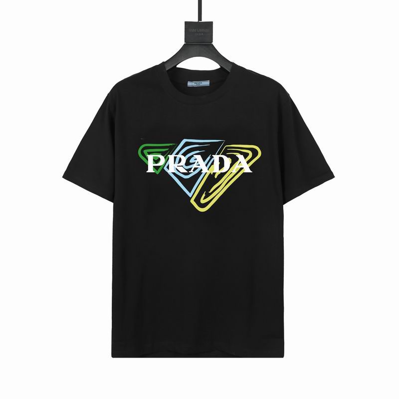 Wholesale High-quality Men's P.rada Short Sleeve Replica Designer T-Shirts for sale