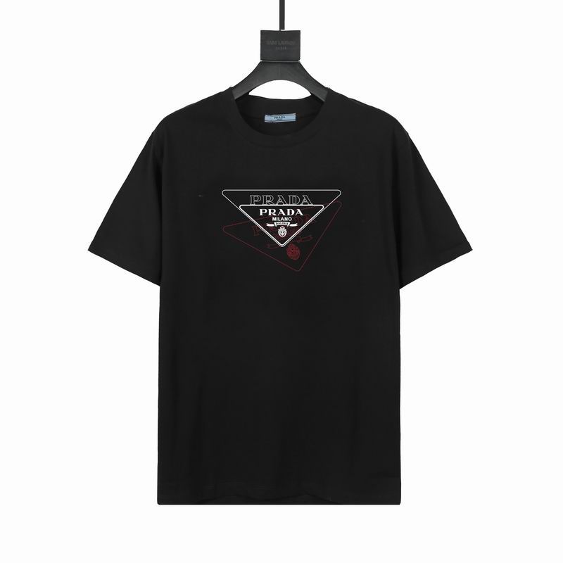 Wholesale High-quality Men's P.rada Short Sleeve Replica Designer T-Shirts for sale