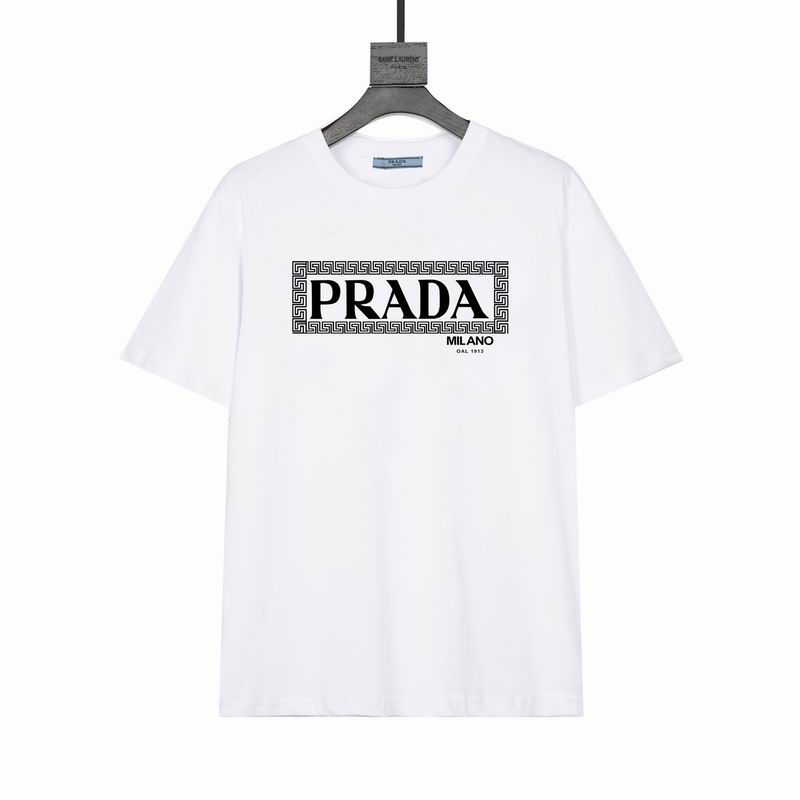 Wholesale High-quality Men's P.rada Short Sleeve Replica Designer T-Shirts for sale