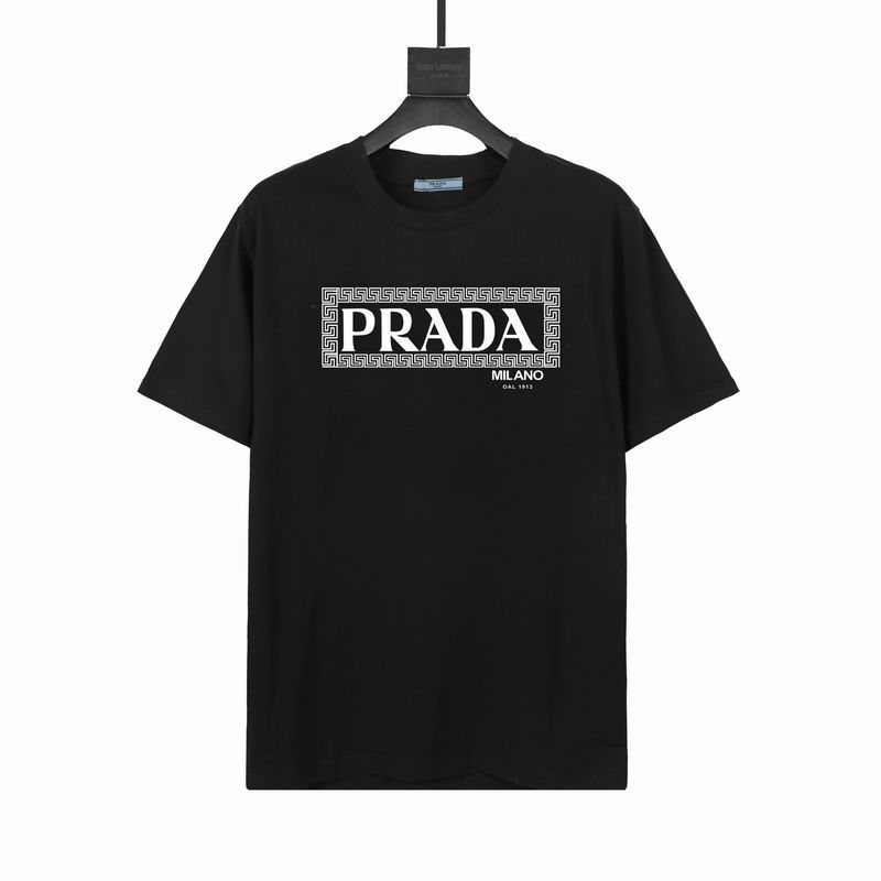 Wholesale High-quality Men's P.rada Short Sleeve Replica Designer T-Shirts for sale