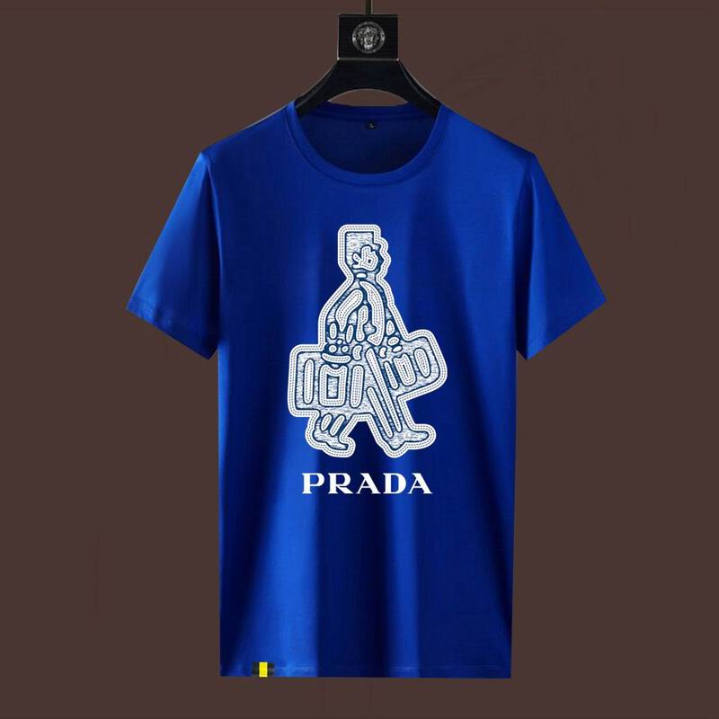 Wholesale High-quality Men's P.rada Short Sleeve Replica Designer T-Shirts for sale