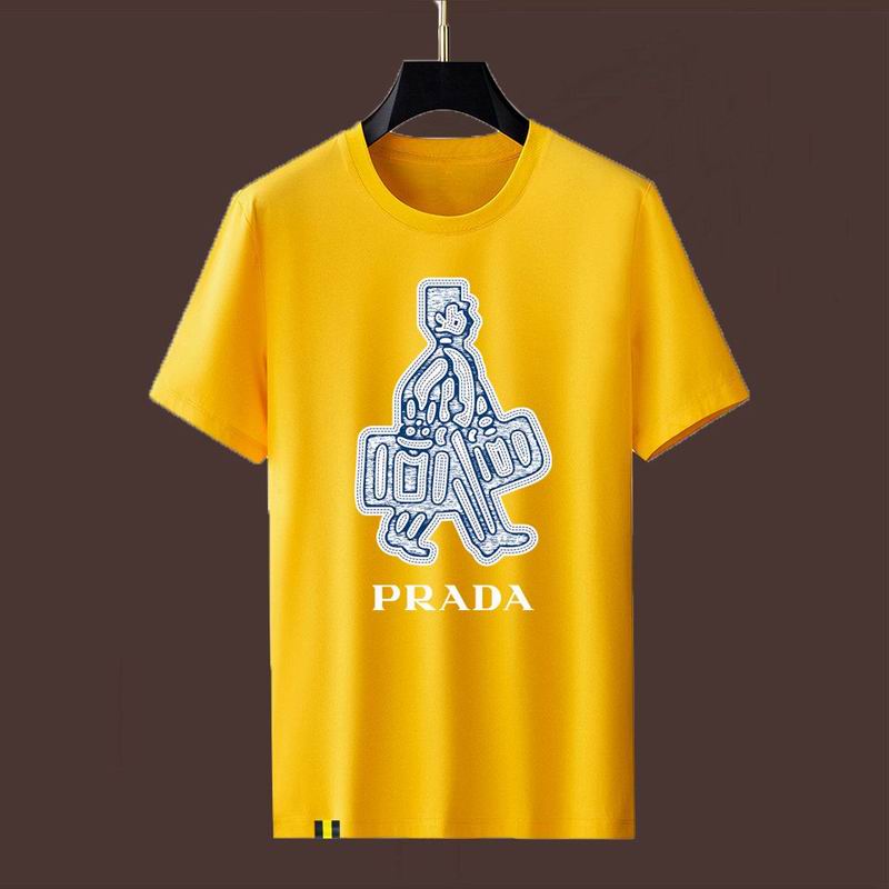 Wholesale High-quality Men's P.rada Short Sleeve Replica Designer T-Shirts for sale