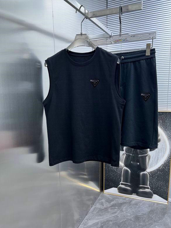 Wholesale Cheap P rada Short Sleeve Tracksuits for Sale