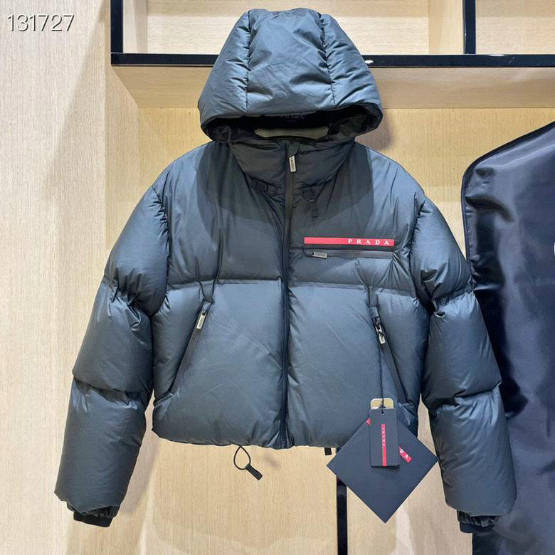 Wholesale Cheap P rada Down Jackets for Sale
