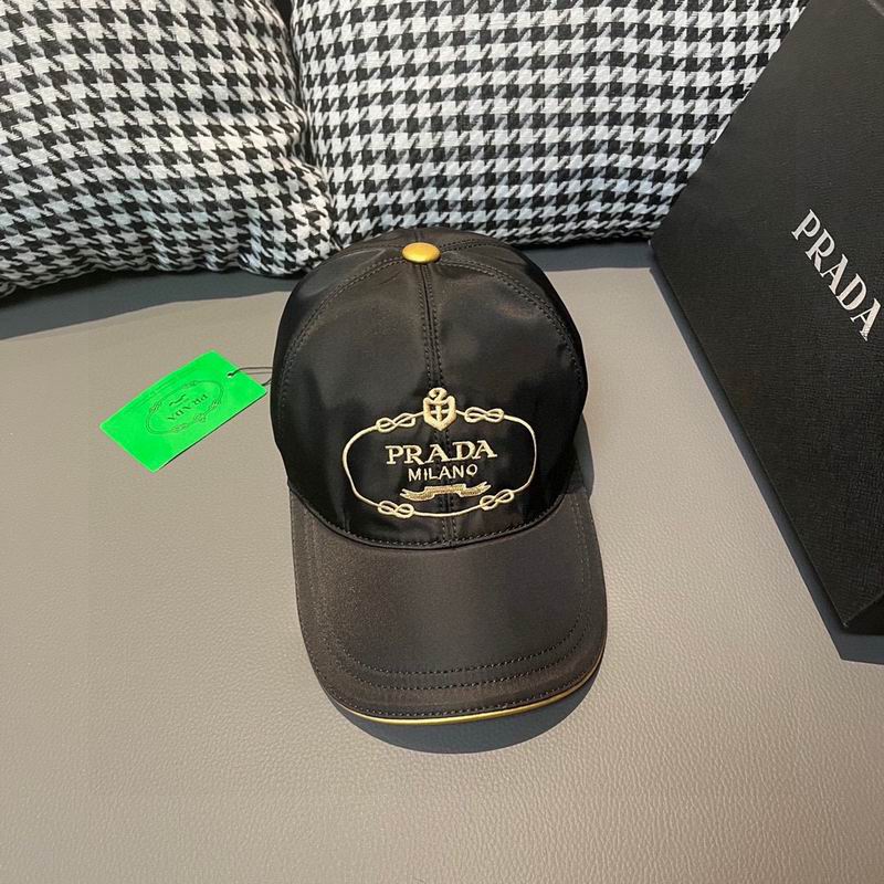 Wholesale Cheap P rada Replica Designer Caps for Sale