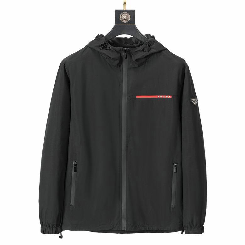 Wholesale Cheap P rada Replica Jackets for Sale