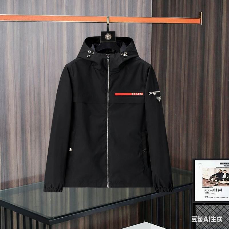 Wholesale Cheap P.rada Replica Designer Jackets for Sale