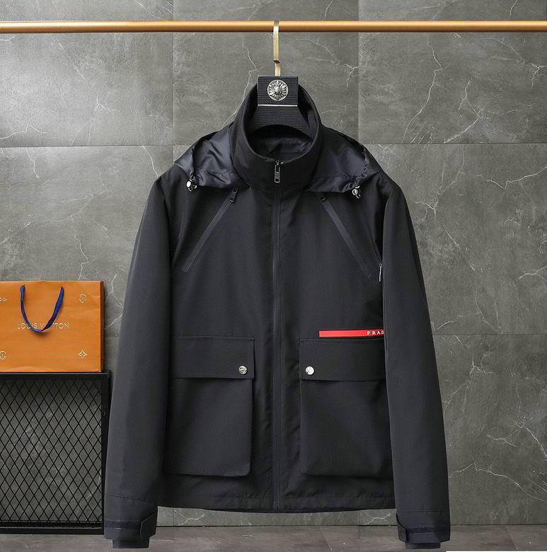 Wholesale Cheap P rada Replica Jackets for Sale