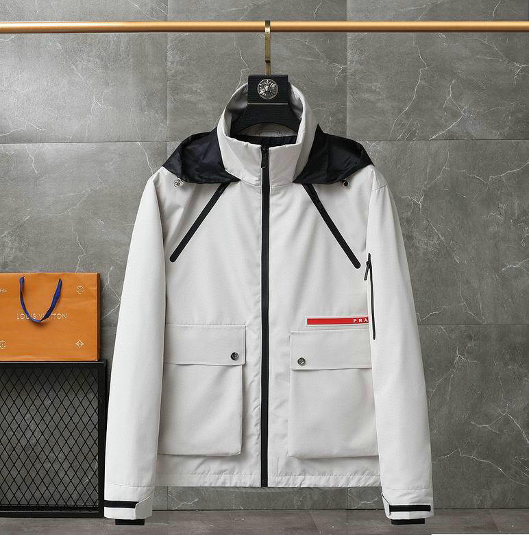 Wholesale Cheap P rada Replica Jackets for Sale