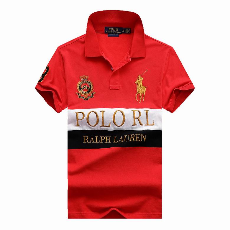Wholesale Cheap Ralph Lauren Polo Short Sleeve Lapel Men T Shirts for Sale