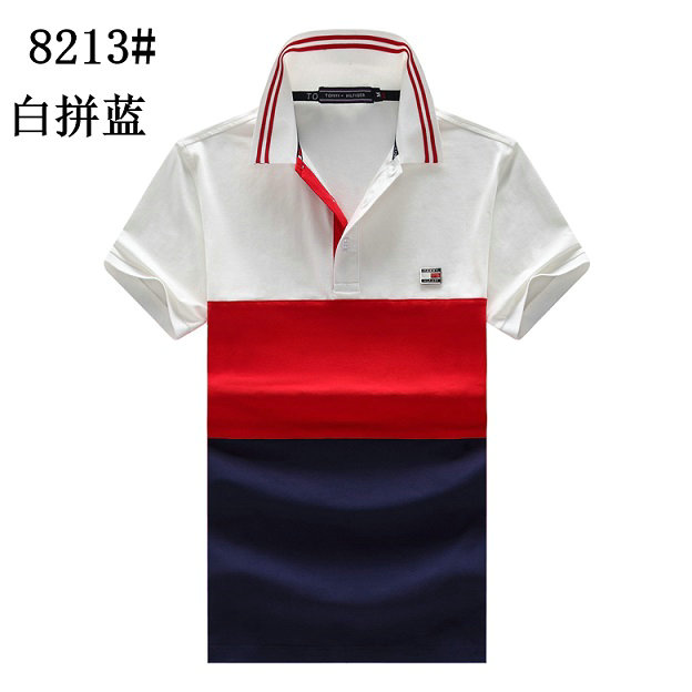 Wholesale Cheap T ommy Short Sleeve Lapel T Shirts for Sale