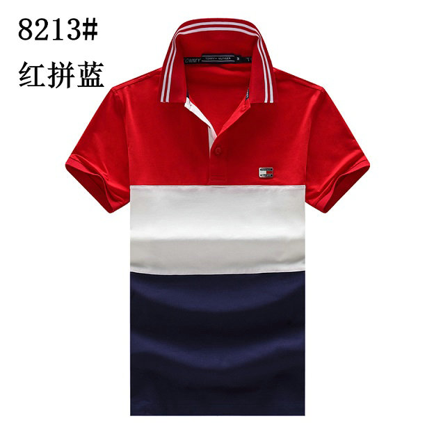 Wholesale Cheap T ommy Short Sleeve Lapel T Shirts for Sale