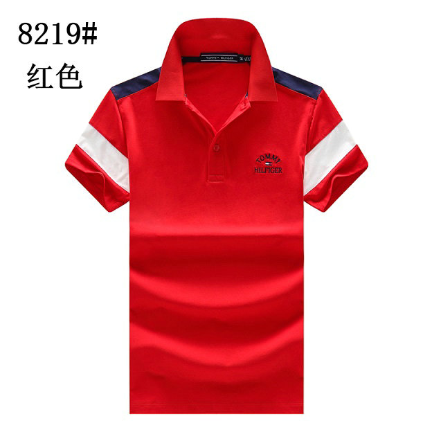 Wholesale Cheap T ommy Short Sleeve Lapel T Shirts for Sale