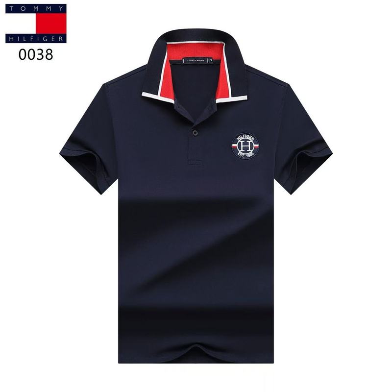 Wholesale High-quality Tommy Short Sleeve Lapel Replica Designer T-Shirts for sale