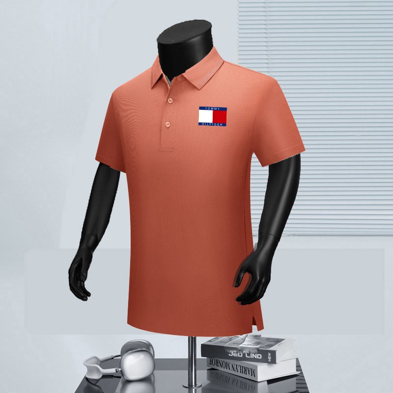 Wholesale High-quality Tommy Short Sleeve Lapel Replica Designer T-Shirts for sale