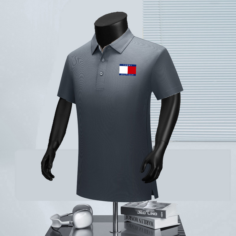 Wholesale High-quality Tommy Short Sleeve Lapel Replica Designer T-Shirts for sale
