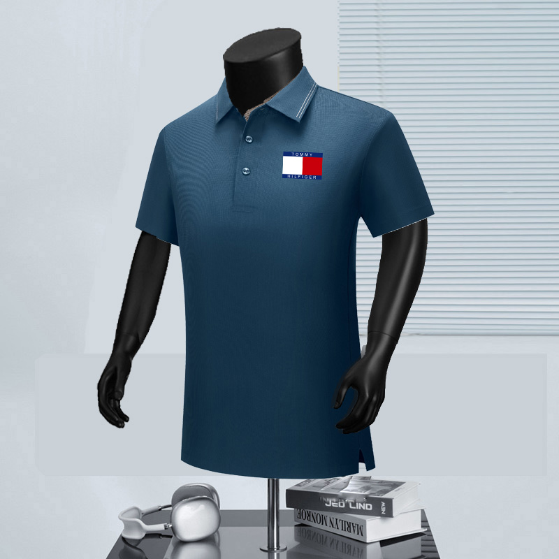 Wholesale High-quality Tommy Short Sleeve Lapel Replica Designer T-Shirts for sale