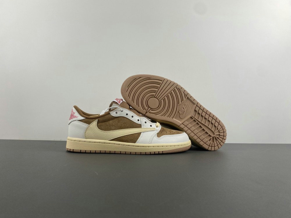 Travis Scott x Air Jordan 1 Low OG Shoes DM7866-106