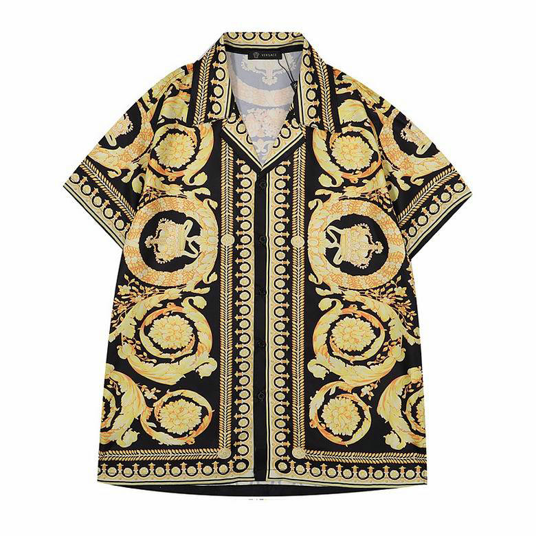 Wholesale Cheap V ersace Short Sleeve Shirts for Sale