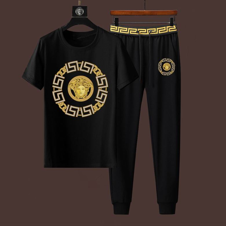 Wholesale Cheap V ersace Short Sleeve Designer Tracksuit for Sale