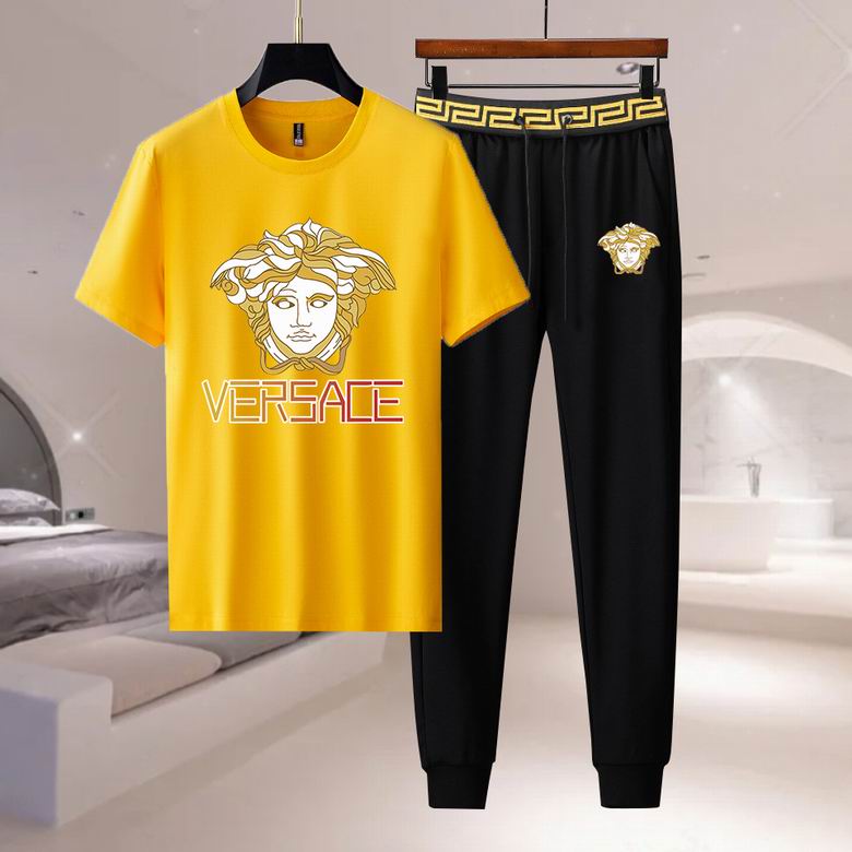 Wholesale Cheap V ersace Short Sleeve Designer Tracksuit for Sale
