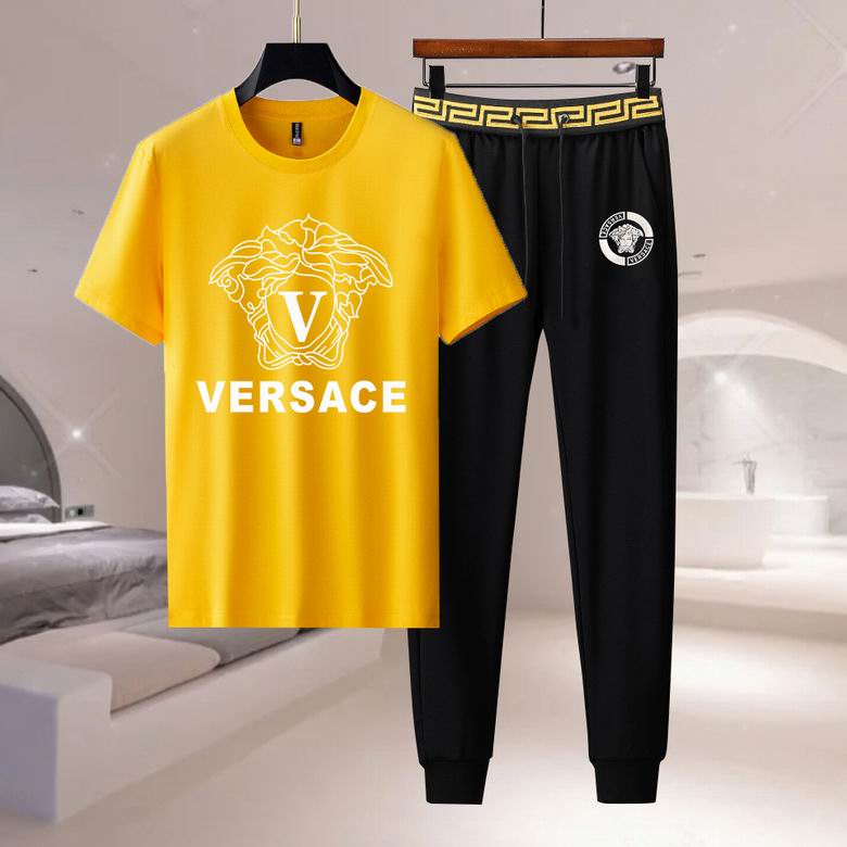 Wholesale Cheap V ersace Short Sleeve Designer Tracksuit for Sale