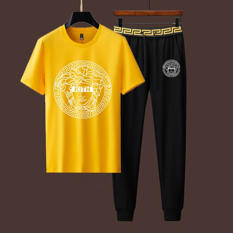 Wholesale Cheap V ersace Short Sleeve Designer Tracksuit for Sale