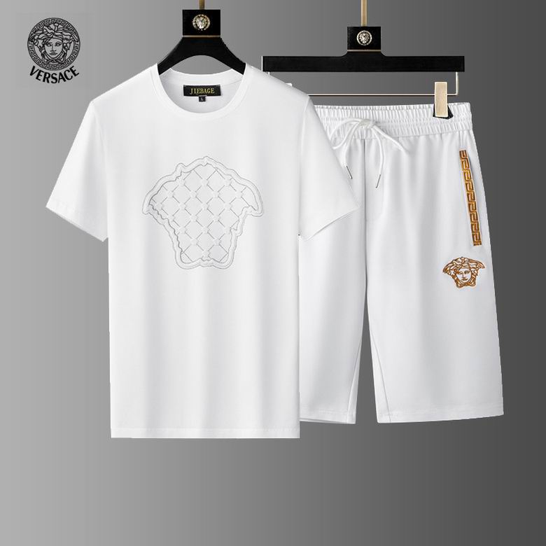 Wholesale Cheap Fashion V ersace men Short Sleeve Tracksuits for Sale