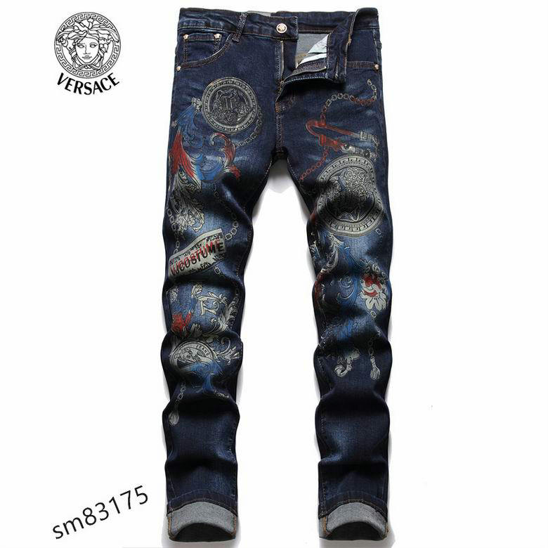 Wholesale Cheap V ersace men Jeans for Sale