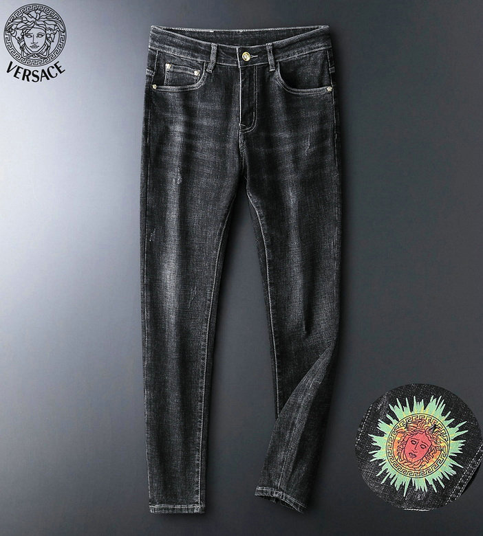 Wholesale Cheap V ersace mens Fashion Jeans for Sale