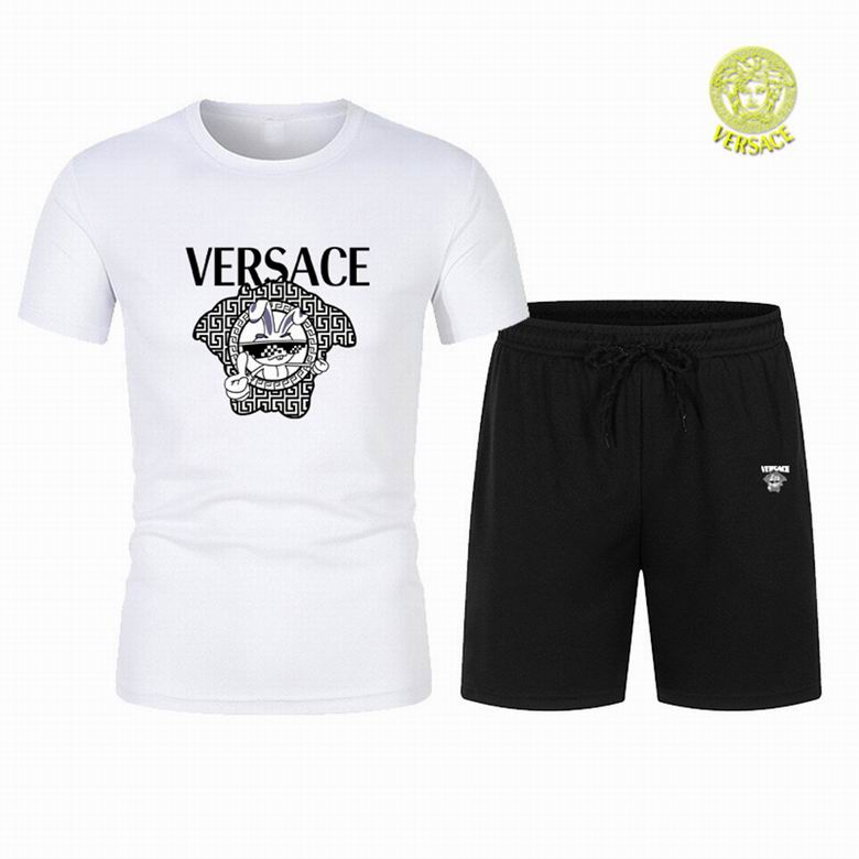 Wholesale Cheap V.ersace Short Sleeve Tracksuits for Sale