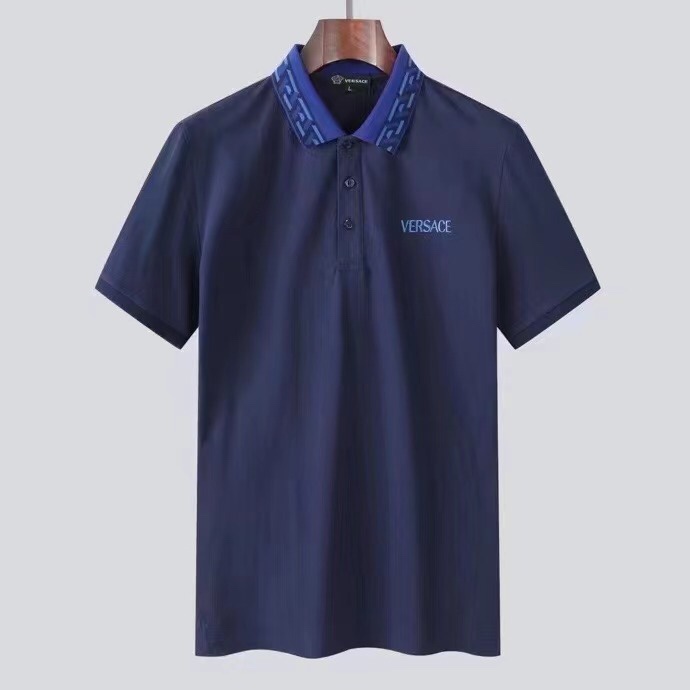 Wholesale Cheap V ersace Short Sleeve polo T Shirts for Sale